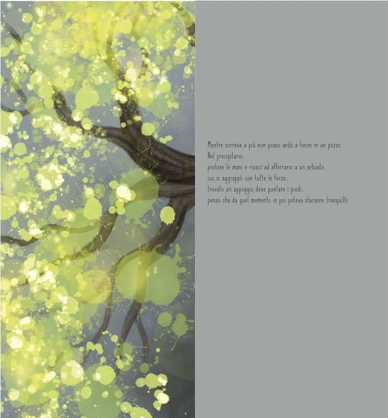 book project digital painting tree, special format book